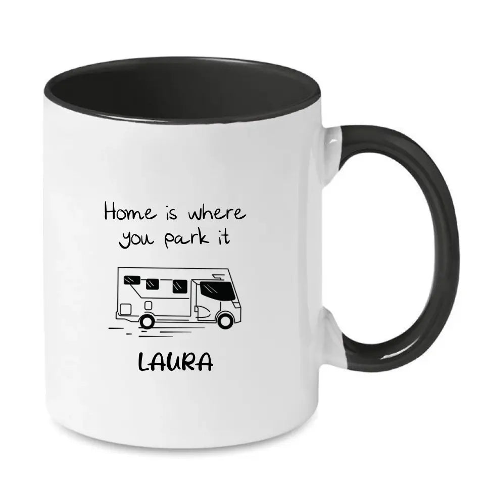 Personalisierter "Camping Home" Becher