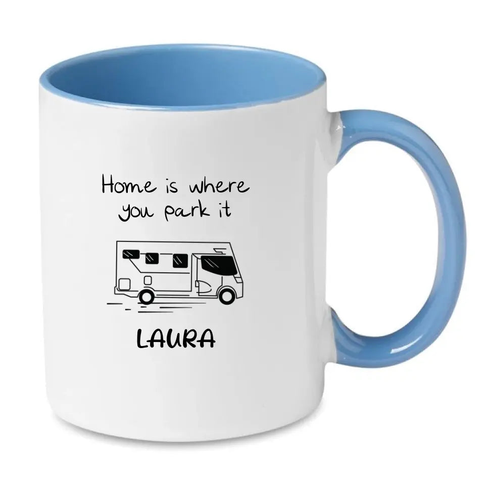 Personalisierter "Camping Home" Becher